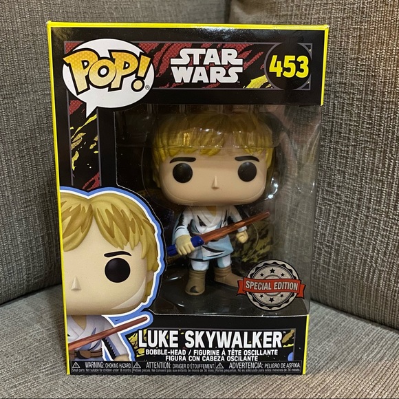 star wars retro series luke skywalker bobble-head funko pop! #453 BNIB - Picture 1 of 6
